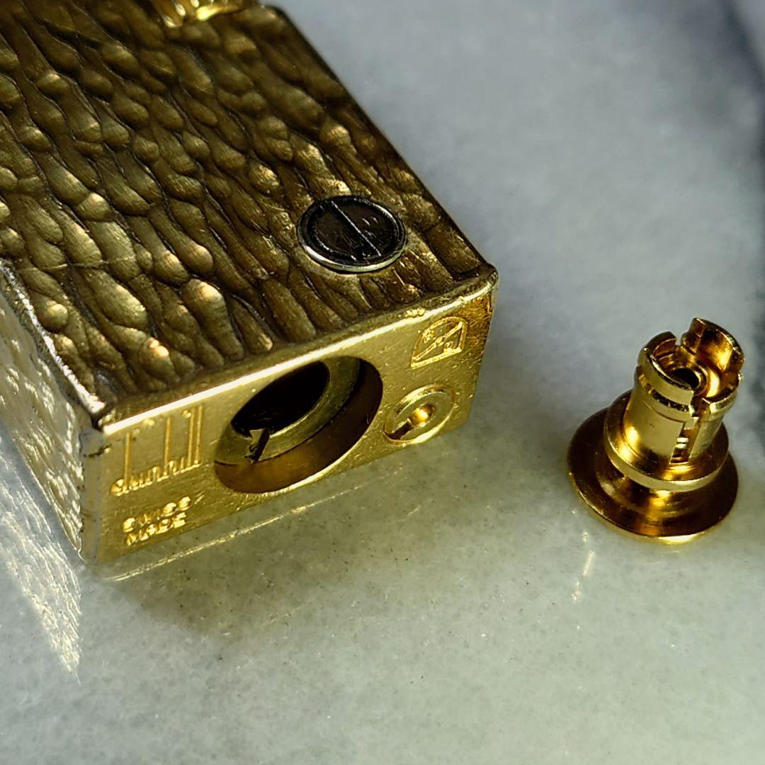 【dunhill】◎人気モデル◎dロゴ◎バークGOLD‼️