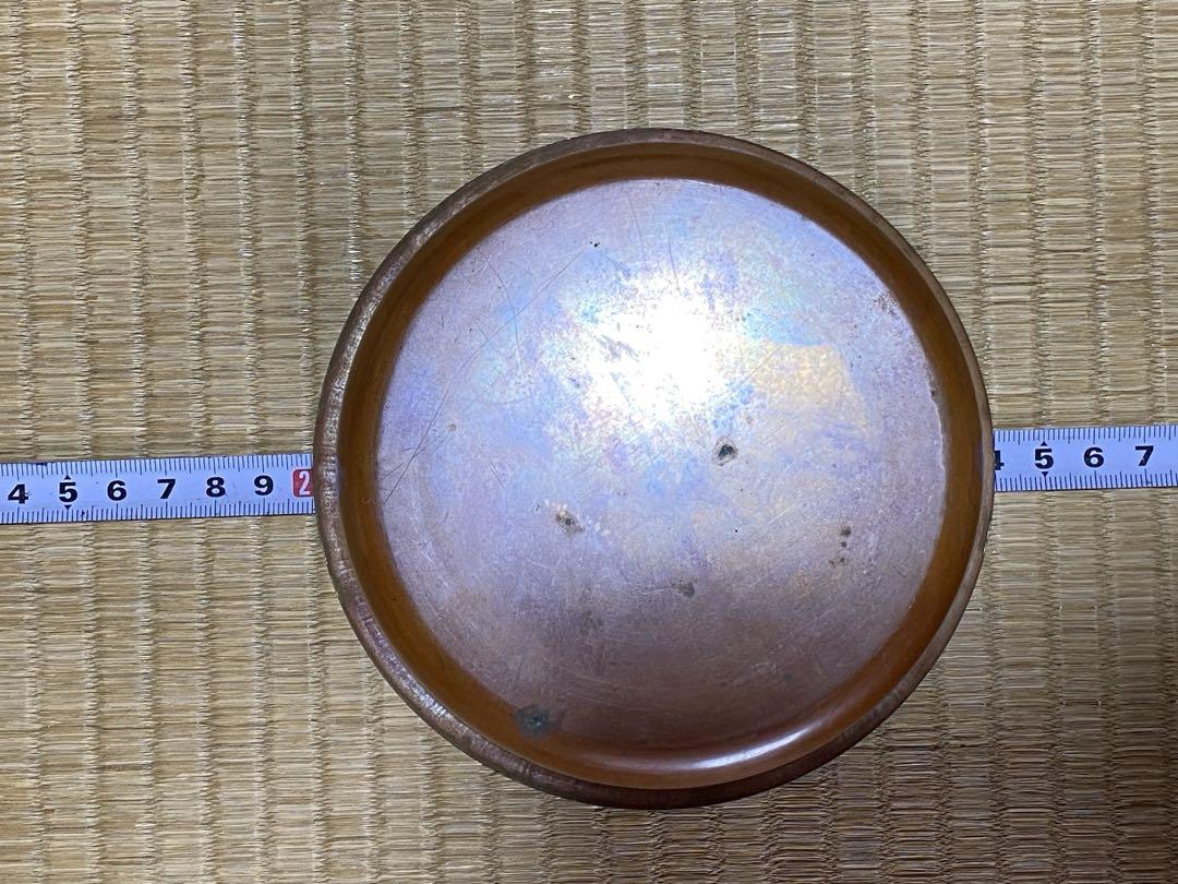 ♦木製 銅器銅製 金彩 唐草模様 火入れ 香炉 漆芸 漆器 伝統工芸品 骨董品