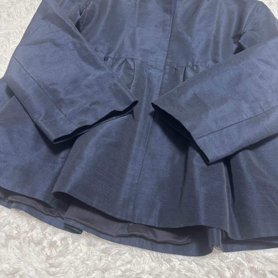 ＆NAVY etique ペプラムジャケット（ノーカラージャケット
