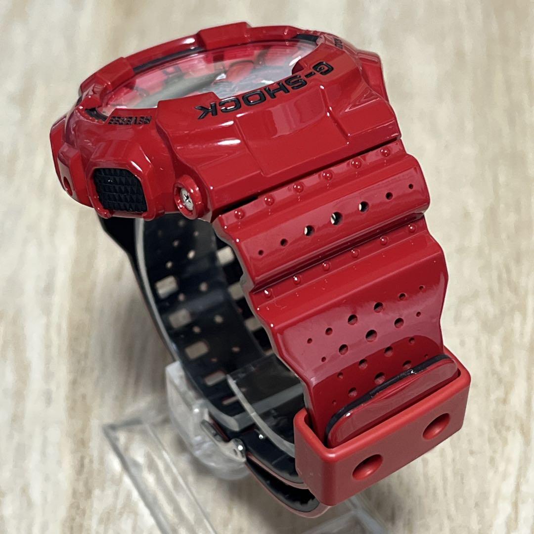 【レア光沢レッド未使用級美品】G-SHOCK GA-110LPAアナデジ電池新品