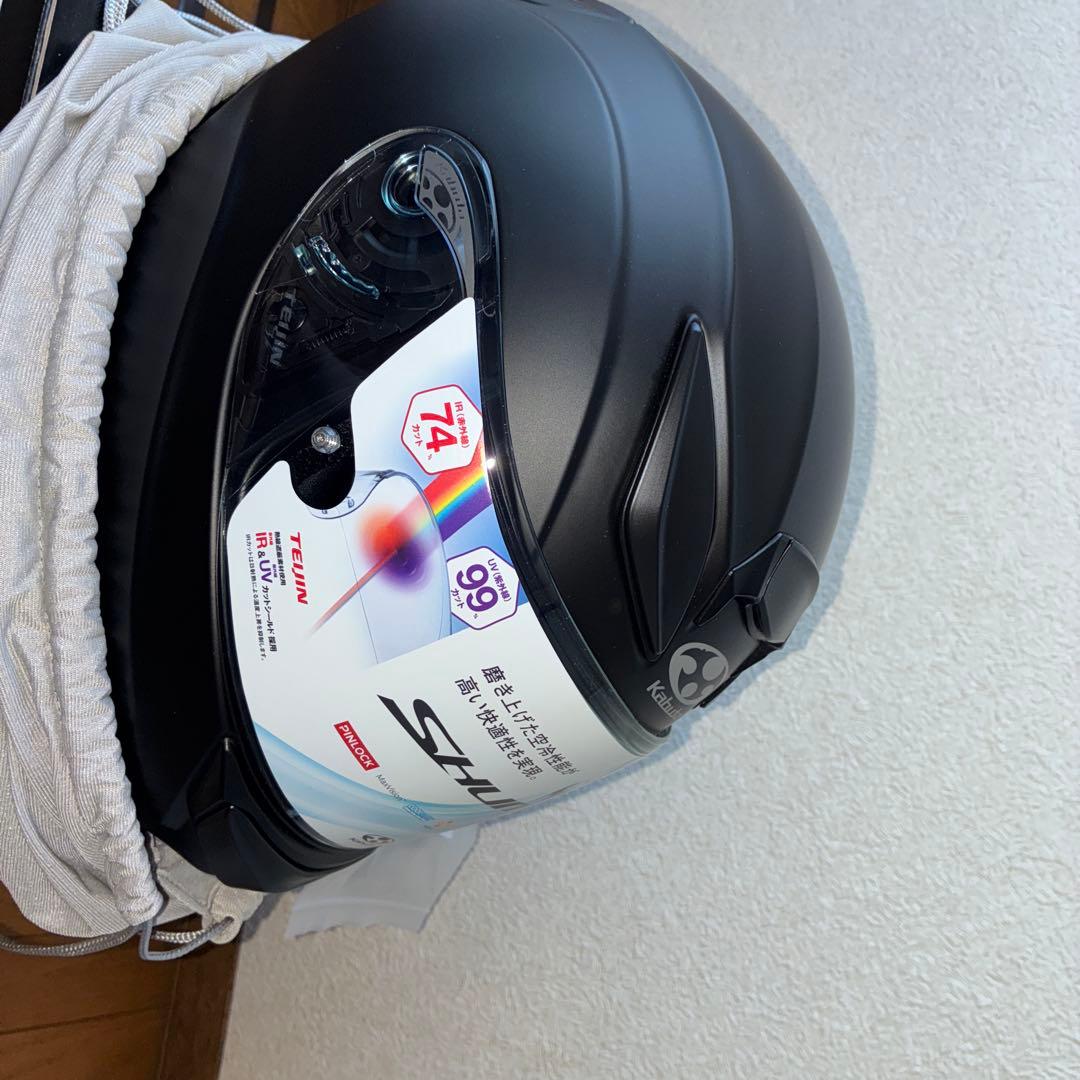 OGK kabuto SHUMA Mサイズ マットブラック 一度試着のみ