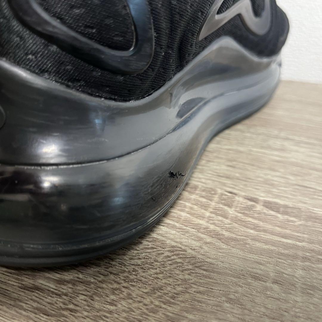 NIKE AIRMAX 720黒 ALLBLACK ナイキエアーマックス24.5