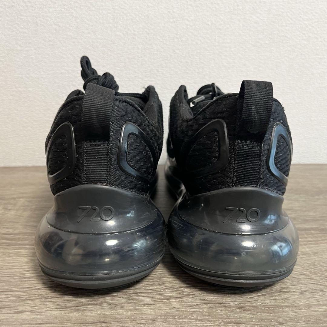 NIKE AIRMAX 720黒 ALLBLACK ナイキエアーマックス24.5