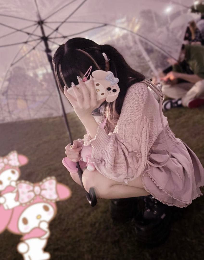 セット売り LIZLISAくまニット LIZLISA2連リボンスカパンFREE SIZE・LIZ LISA