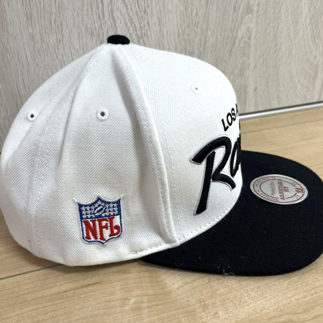 Raiders キャップ mitchell&ness レイダース NFL 白 - メルカリ