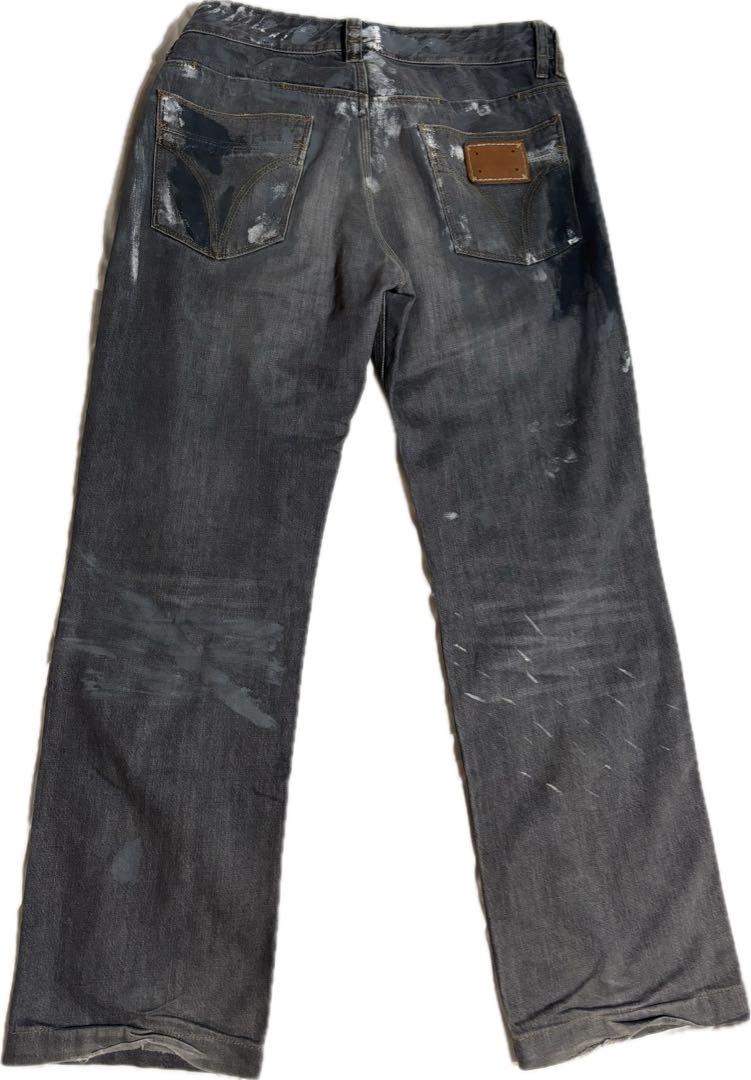 パンツ archive D&G dolce&gabbana Painted Denim