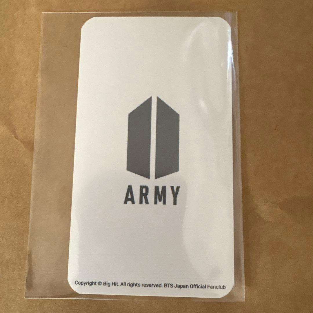 BTS WINGS TOUR FC継続特典 ユンギ UP786_INFO