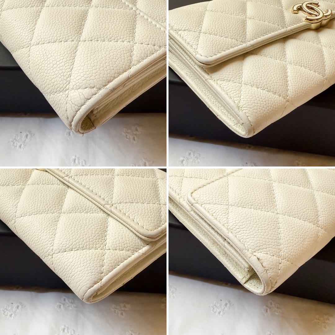 りーちゃん★シャネル 長財布 クラシック フラップウォレット マトラッセ