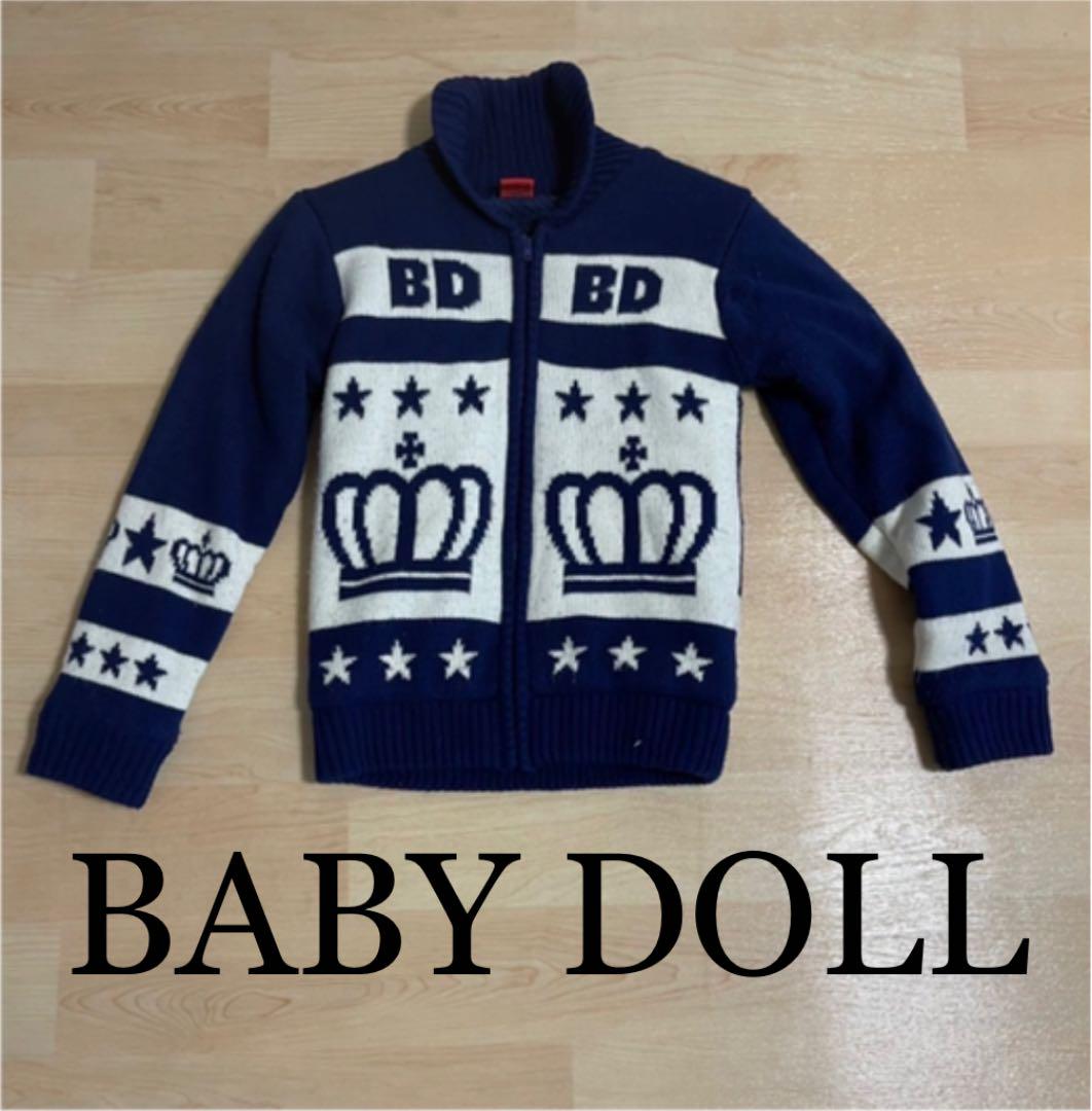 BABY DOLL パーカー 上着 140 人気 おしゃれ 柄物 ベビードール
