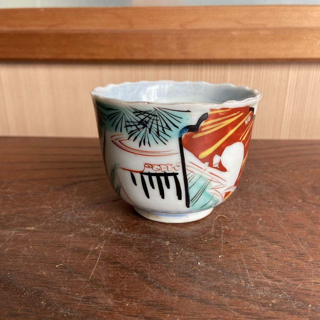 色絵古伊万里松の図蕎麦猪口 - メルカリ