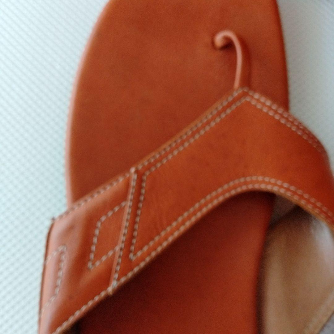 エルメスレザービーチサンダル