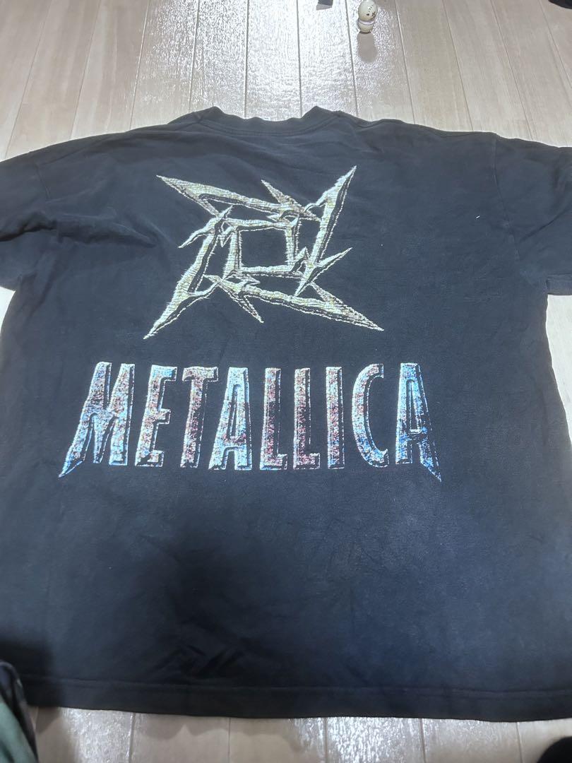 メタリカ METALLICA トラビススコット着 手裏剣 バンドTシャツ ロンT