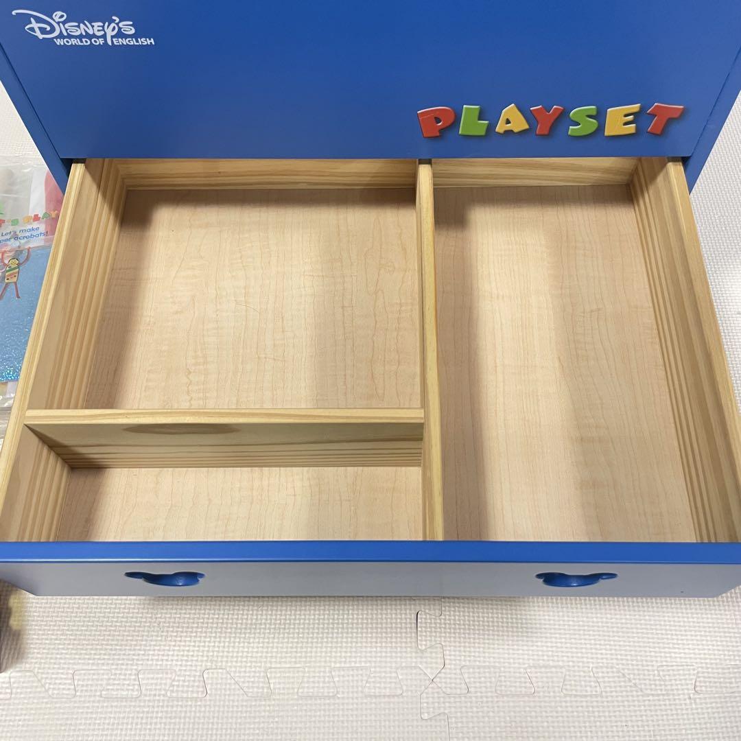 未使用保管品 DWE Let's Play お道具箱セット　ディズニー英語