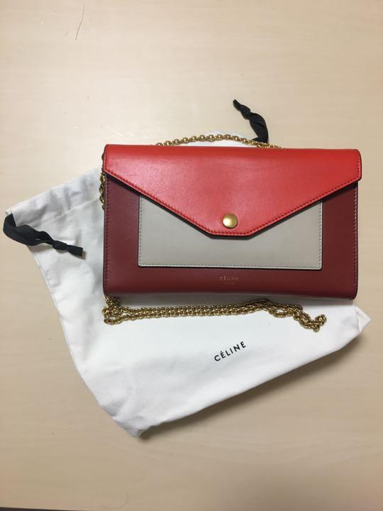 最終割！美品！セリーヌ CELINE チェーンウォレット＊ smcint.com