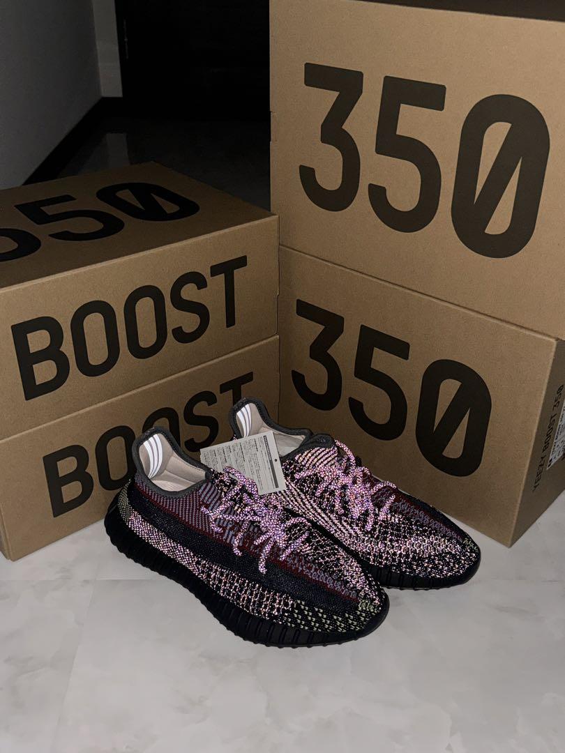 靴 Yecheil Reflective YEEZY BOOST 350 V2