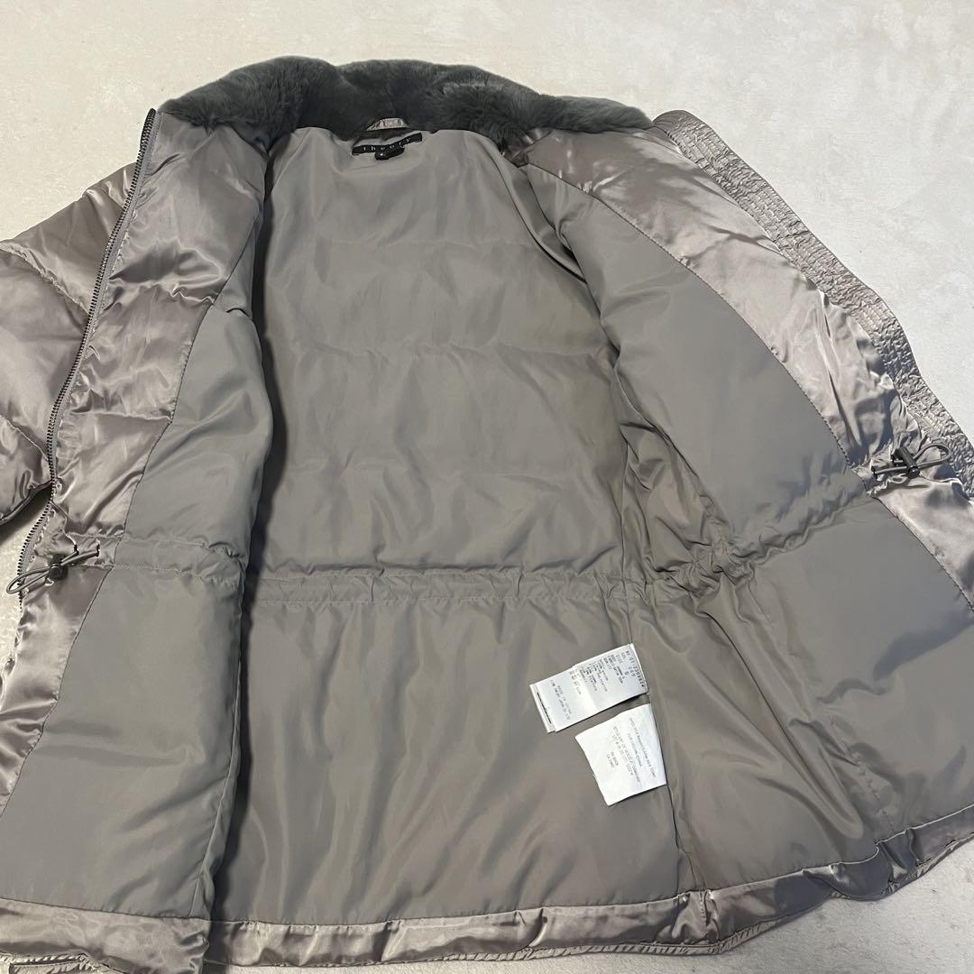 入荷なう 美品】セオリーtheory ダウンジャケットシルバーダウン90% S ジャケット・アウター