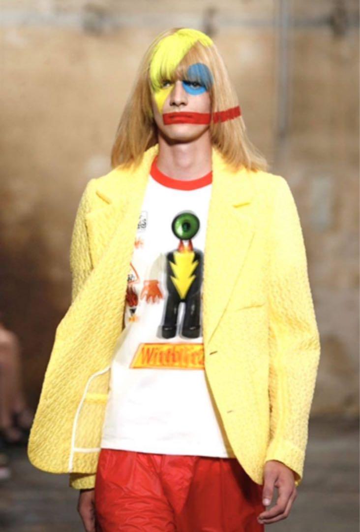 SS20 walter van beirendonck シルクレイヤードTシャツ