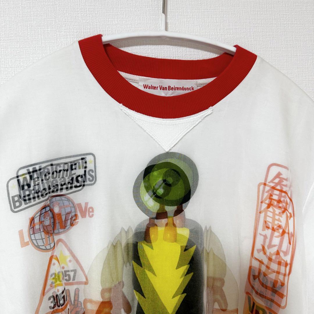 SS20 walter van beirendonck シルクレイヤードTシャツ
