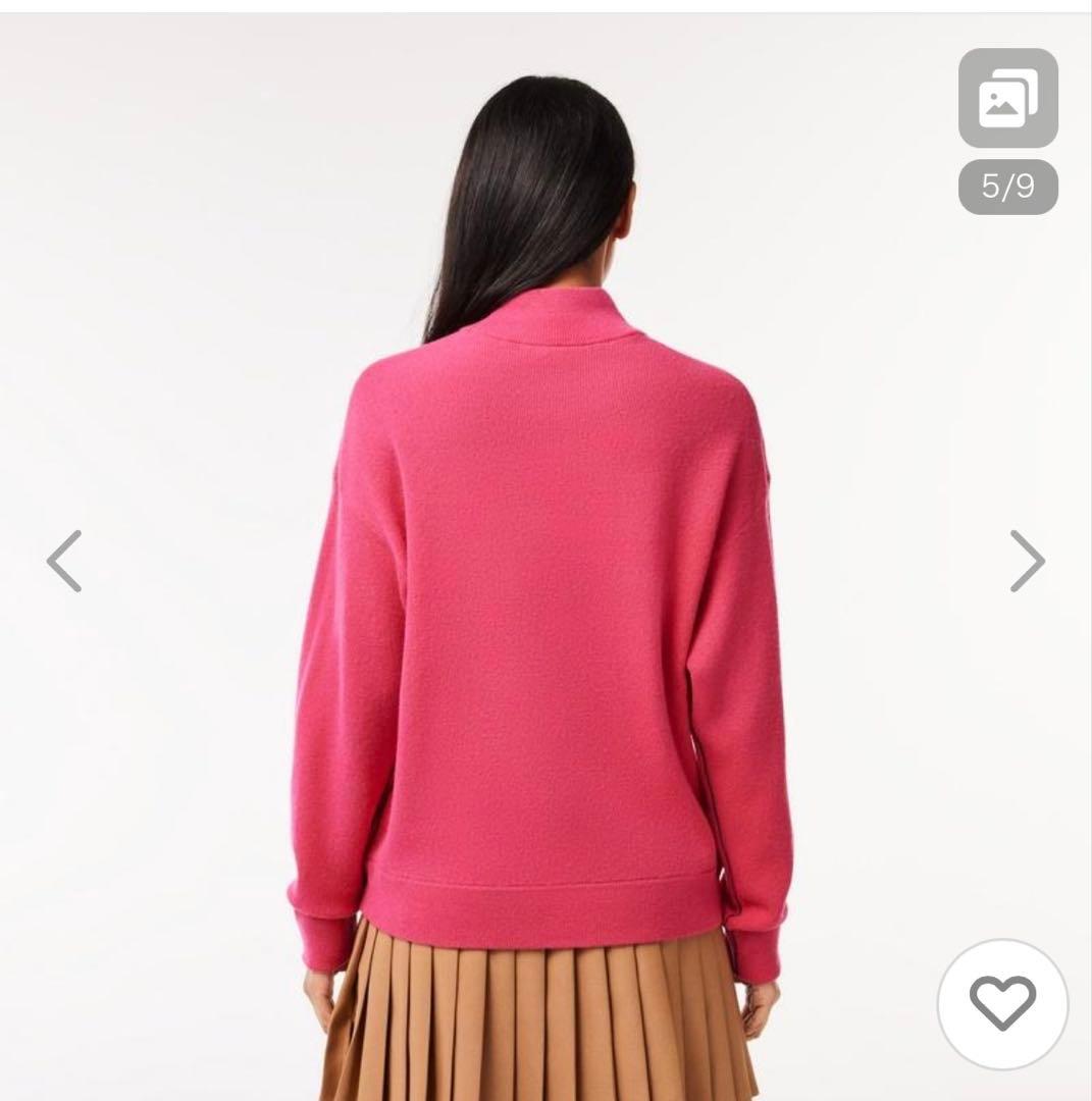 LACOSTE ラコステ ピンク タートルネックセーター サイズ40(XL相当) LACOSTE ラコステ ピンク タートルネックセーター サイズ40(XL相当)