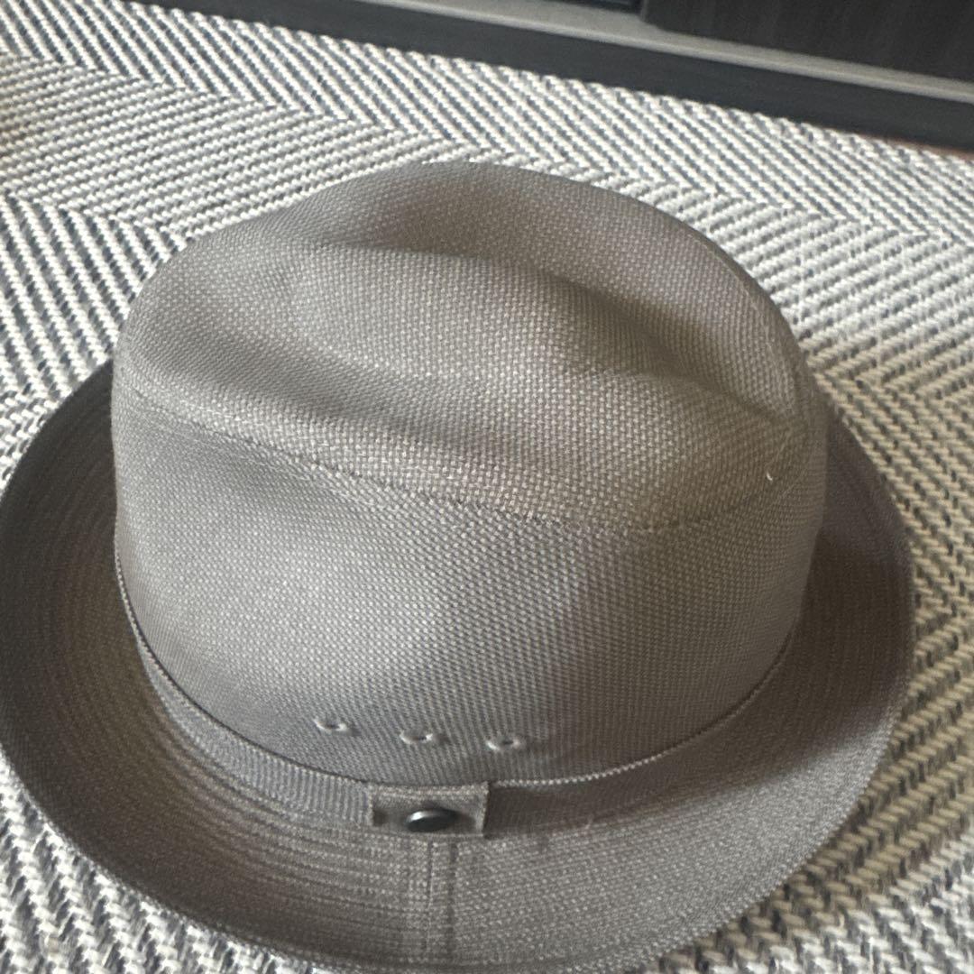 Borsalino グレー ハット 58cm