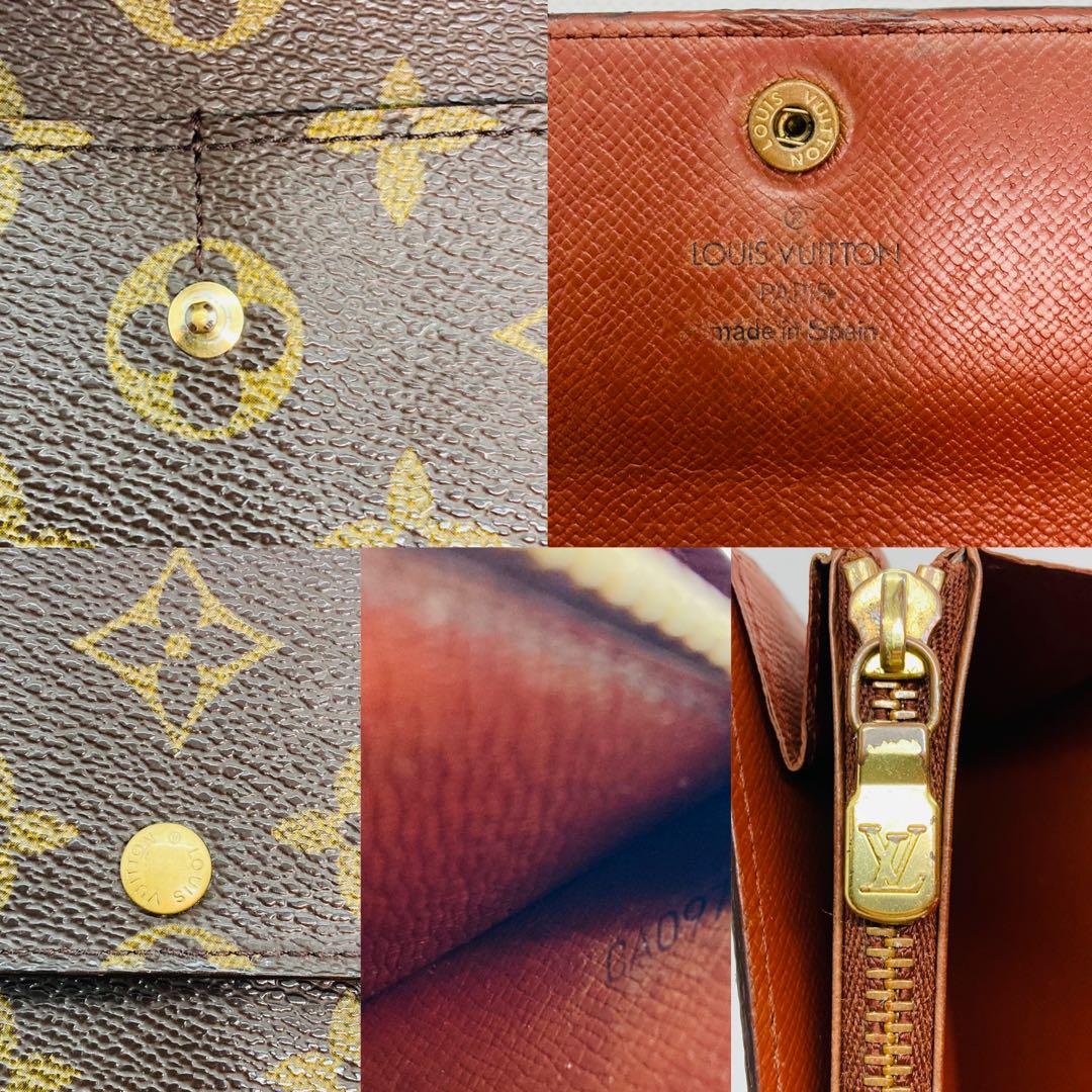 ルイヴィトン LOUIS VUITTON モノグラム 長財布 サラ 349