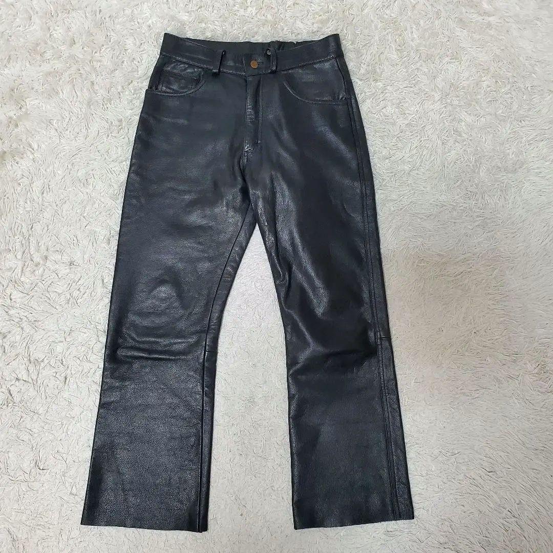 美品 SPOON MOTORCYCLE EQUIPMENT レザー パンツ 32
