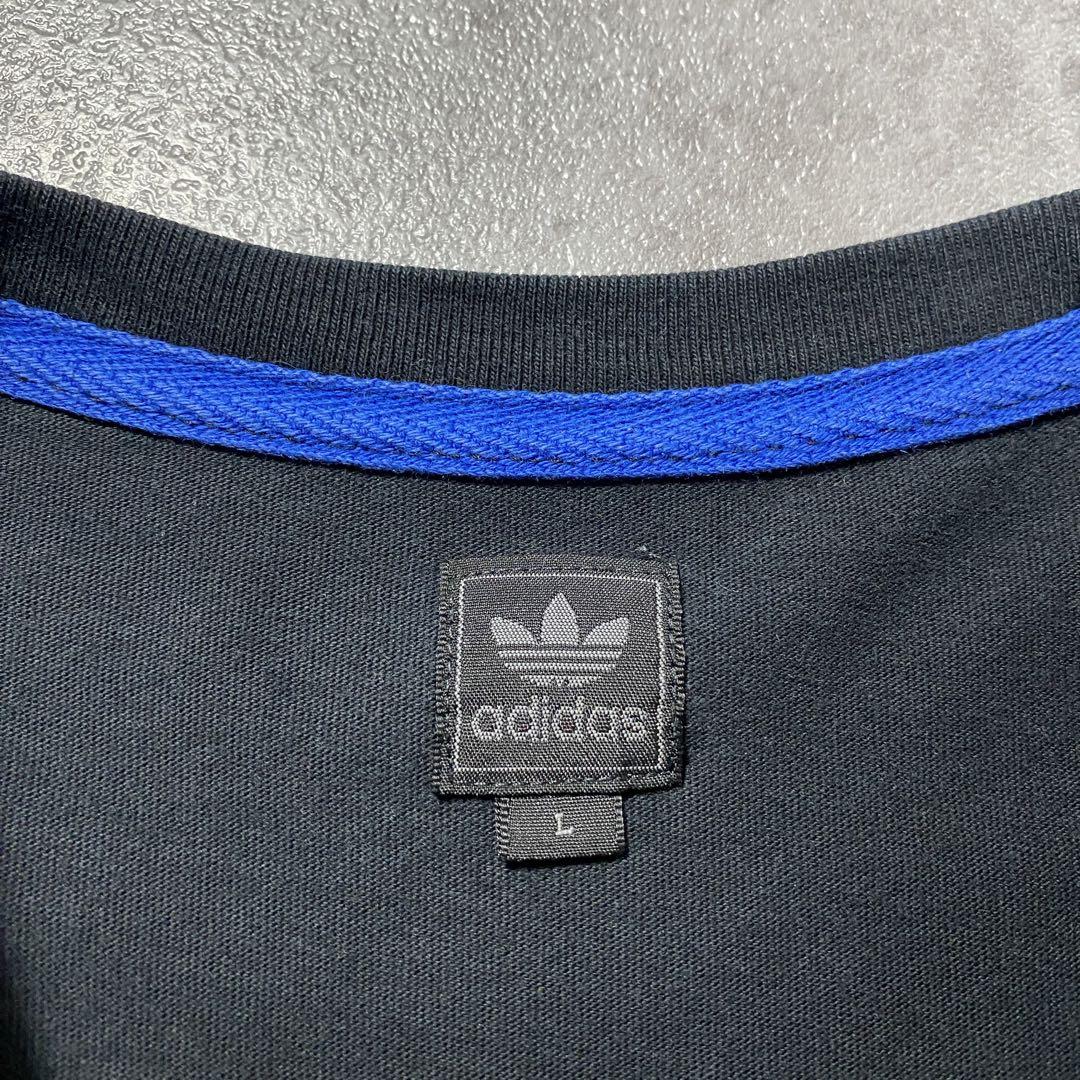 00’s adidas アディダス　トレフォイル　カラフルプリント　Tシャツ