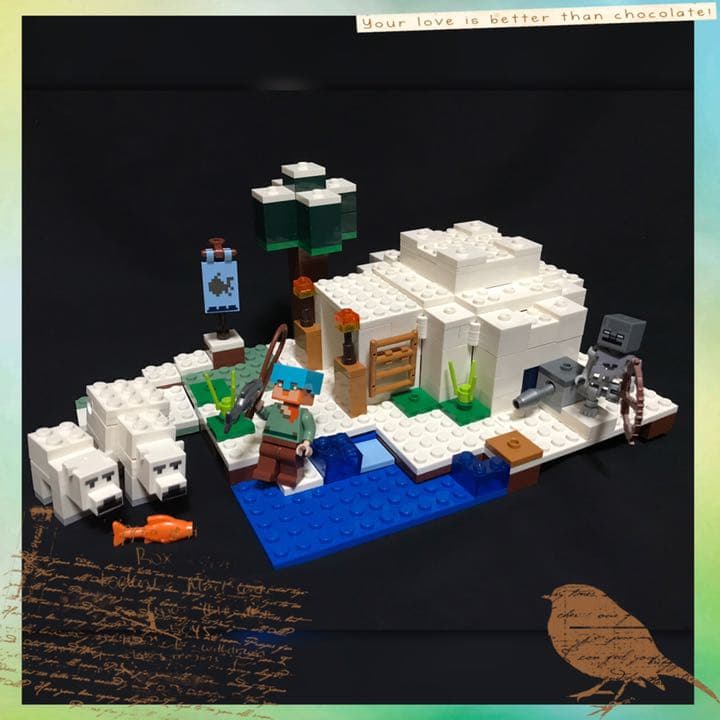 メルカリ マイクラ レゴ 互換品 かまど 作業台 ストレイ ミニフィグ付き 北極のイグルー キャラクターグッズ 2 999 中古や未使用のフリマ