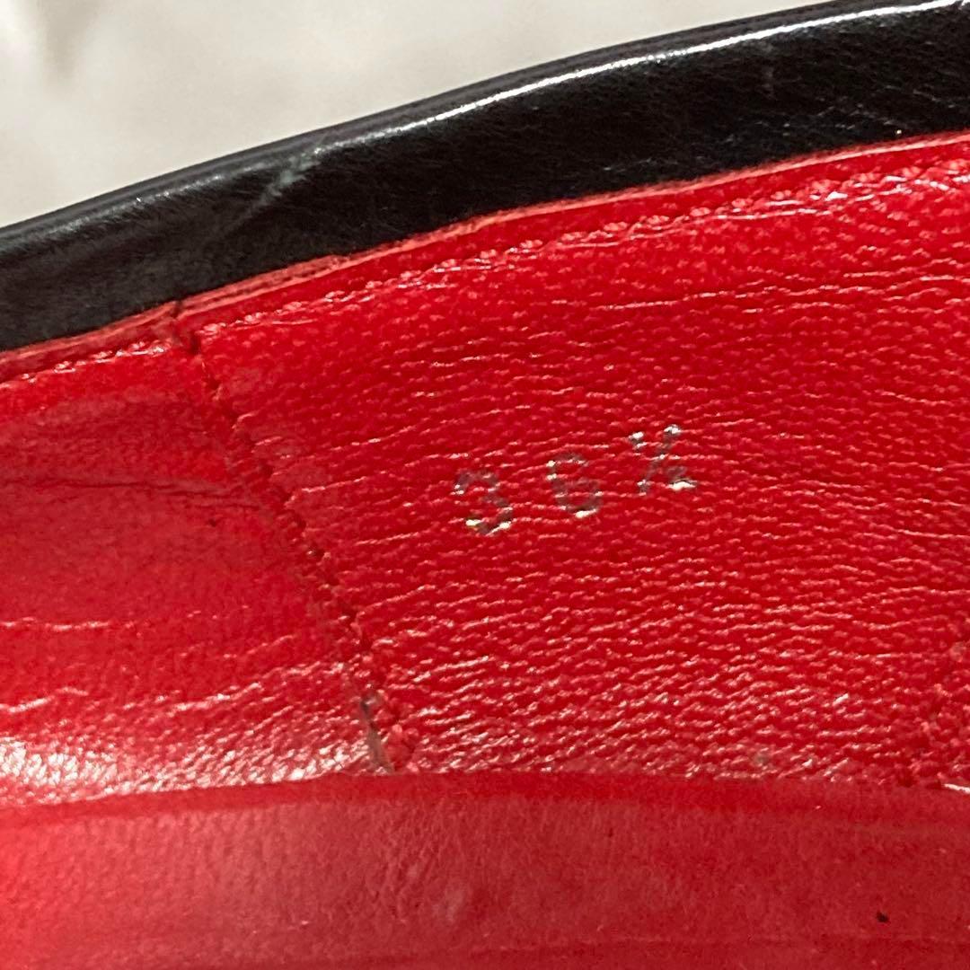 セリーヌ　CELINE　ポインテッドトゥパンプス　型押し　エスパド　36.5