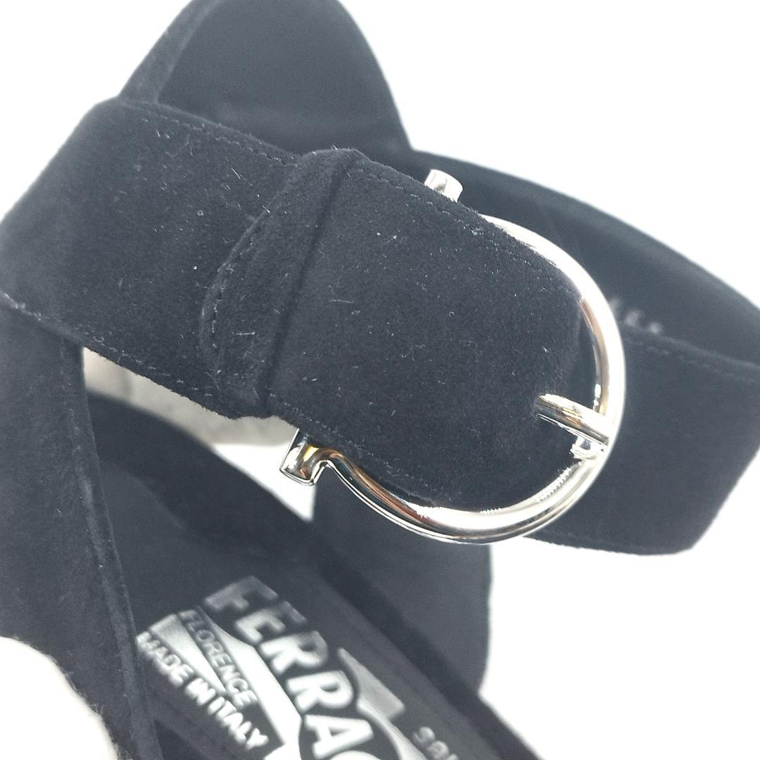 新品　Salvatore Ferragamo 25 サンダル 本革　ミラーヒール