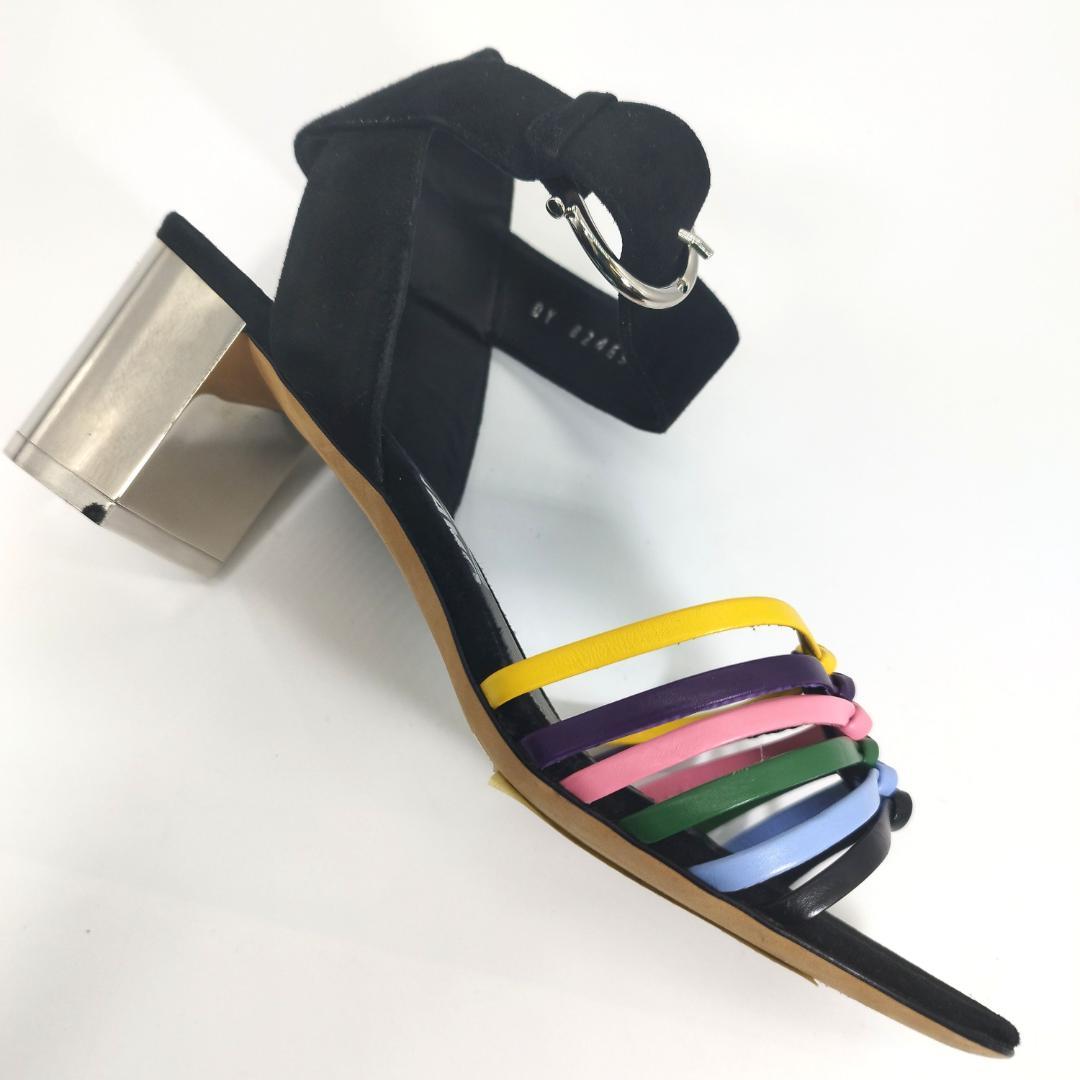 新品　Salvatore Ferragamo 25 サンダル 本革　ミラーヒール