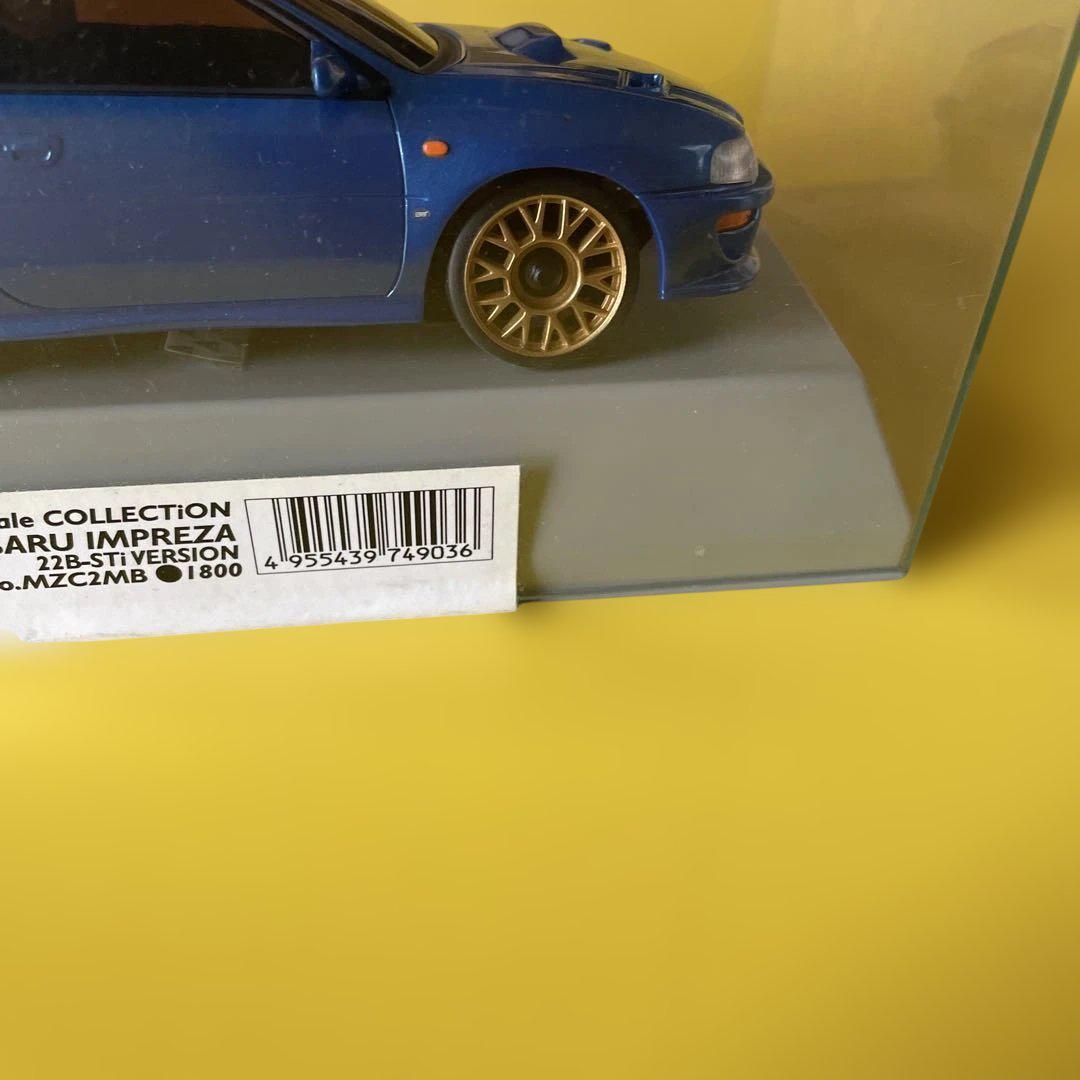 インプレッサ　Kyosho 1/43 スケールモデルカー 青