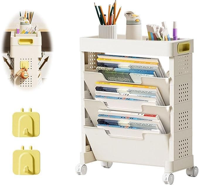 マガジンラック 3段 本棚 可動式 ヴェネツィア式 雑誌 漫画 収納 A4用紙