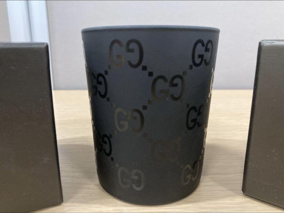 即*◎様 GUCCI アロマキャンドル 白黒 セットグッチ