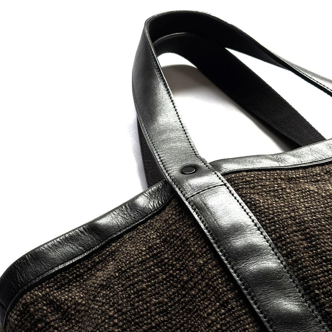 ようBACKLASH トートバッグ　ウール×レザー ISAMU ISAMU KATAYAMA BACKLASH - Furniture Leather トートバッグ