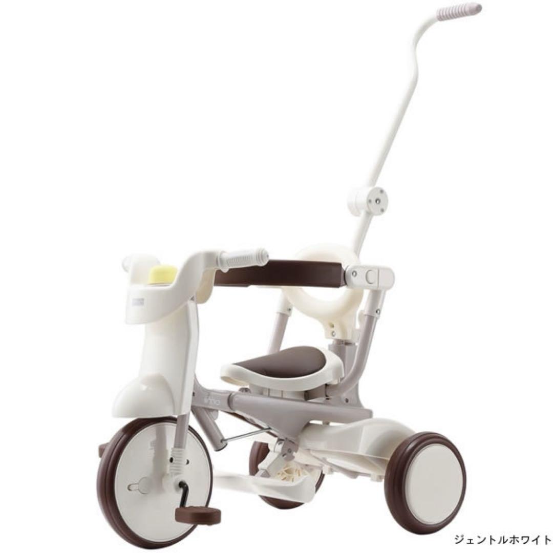 ね*む様 small&smart iimo 折りたたみ 三輪車　手押し付き　イー