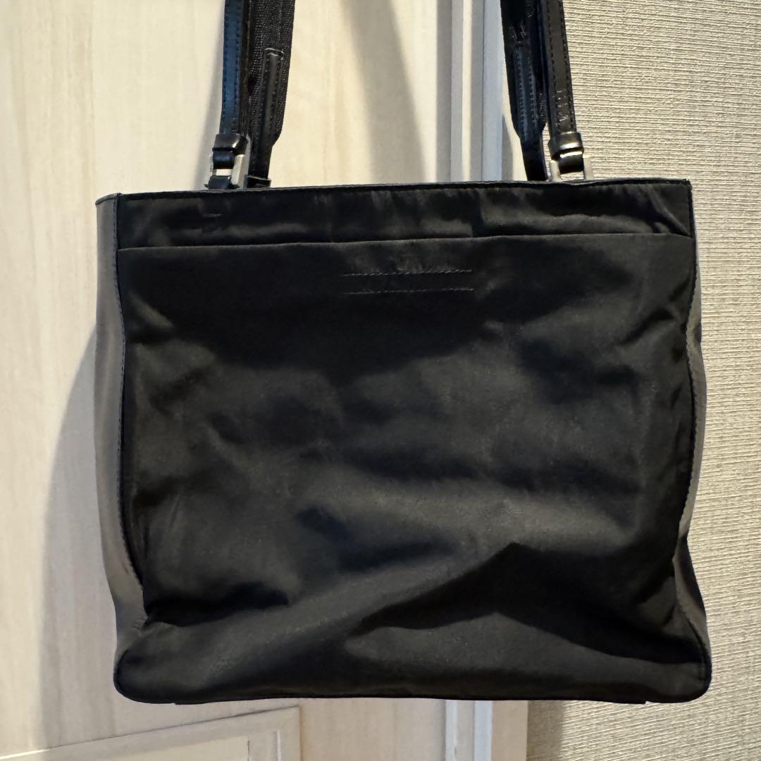 PRADA プラダ ナイロン トートバッグ ブラック 三角ロゴプレート