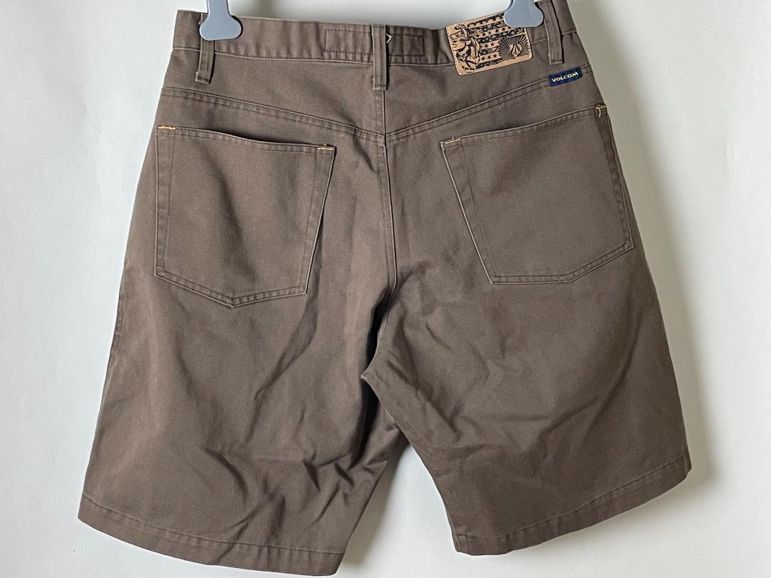 並品 USA製 名作アーカイブ VOLCOM ボルコム ハーフ パンツ 34