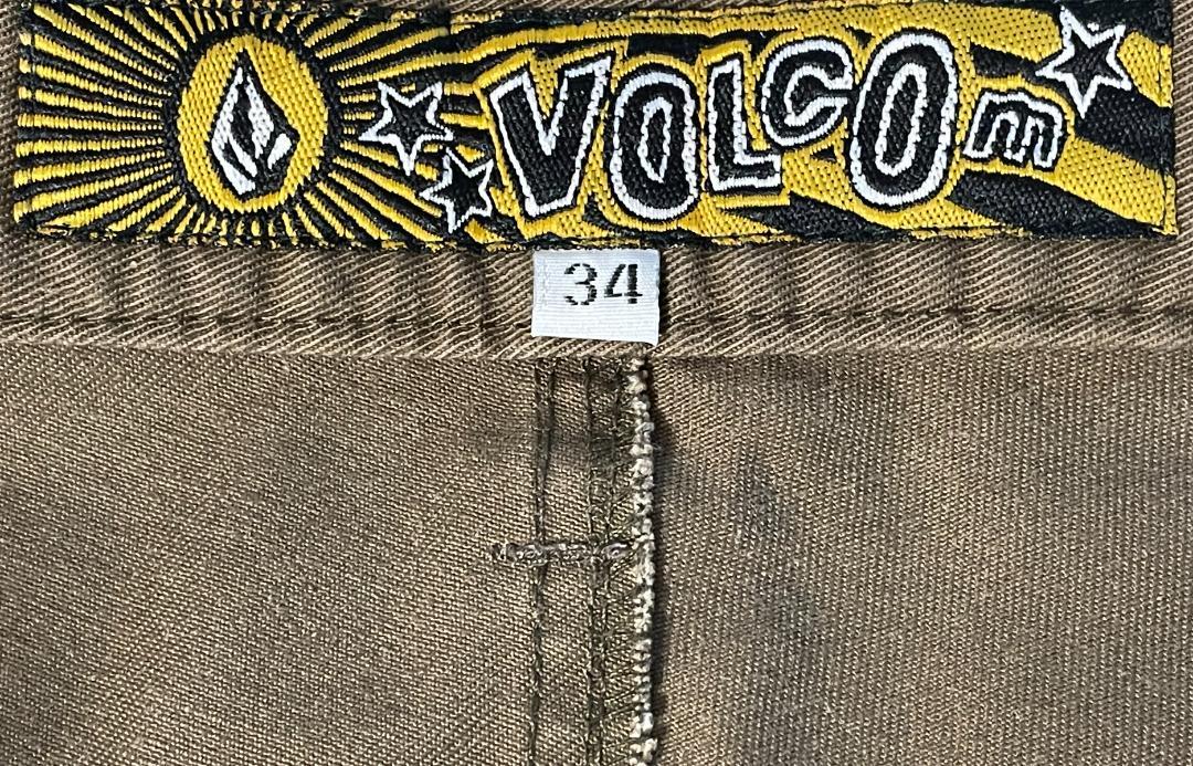 並品 USA製 名作アーカイブ VOLCOM ボルコム ハーフ パンツ 34