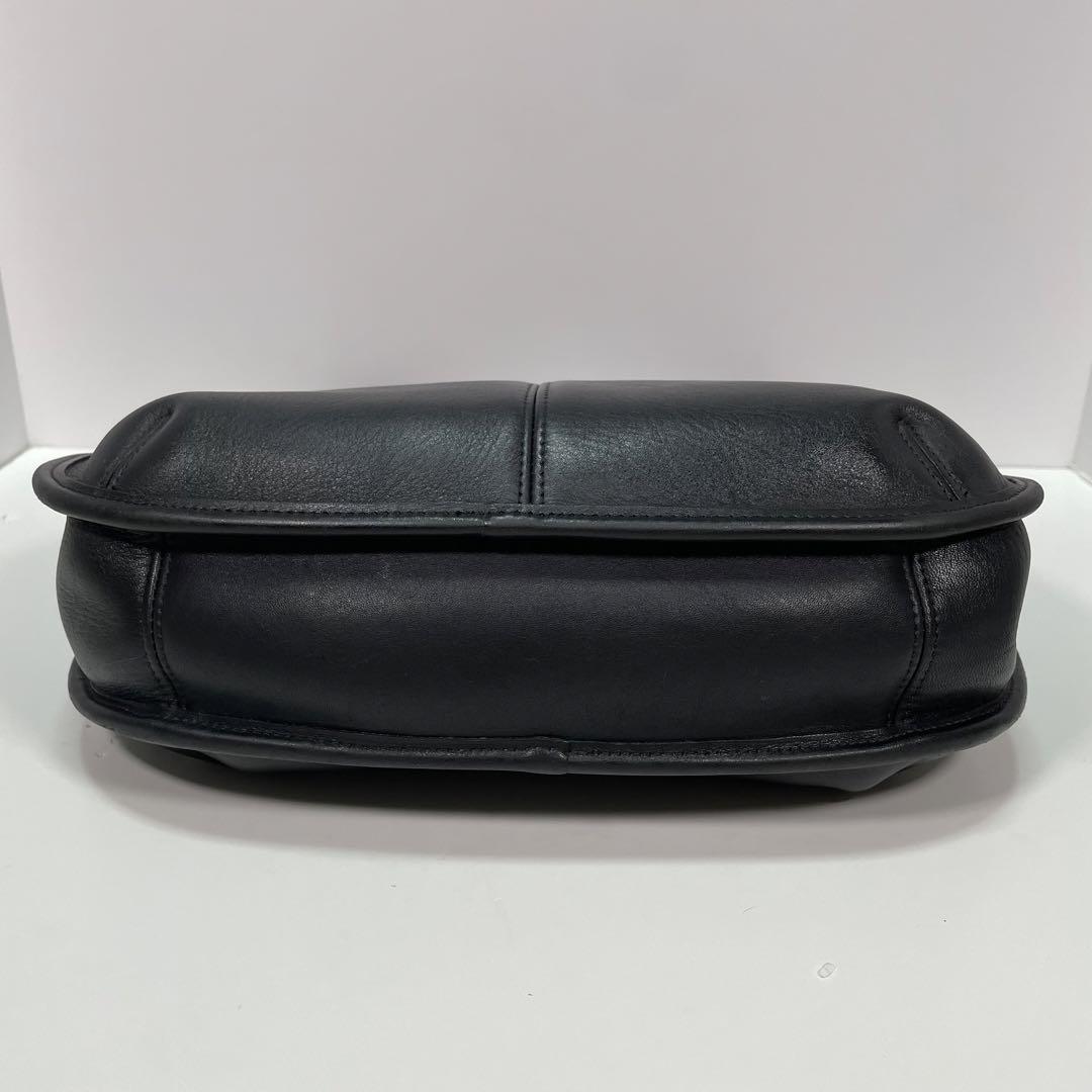 美品 COACH コーチ エルゴ ワンショルダーバッグ ブラック 黒