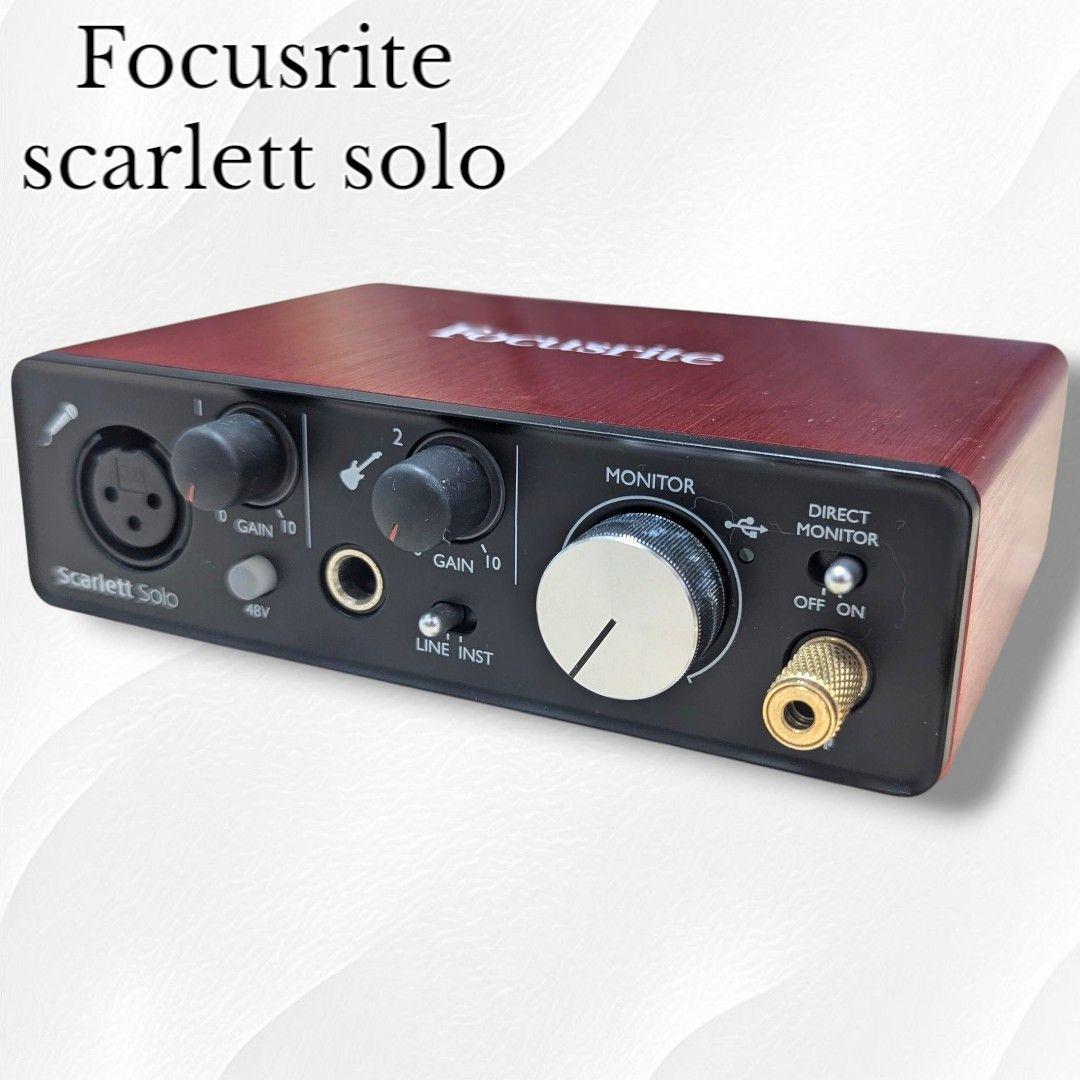 Focusrite Scarlett solo スカーレットソロ - メルカリ