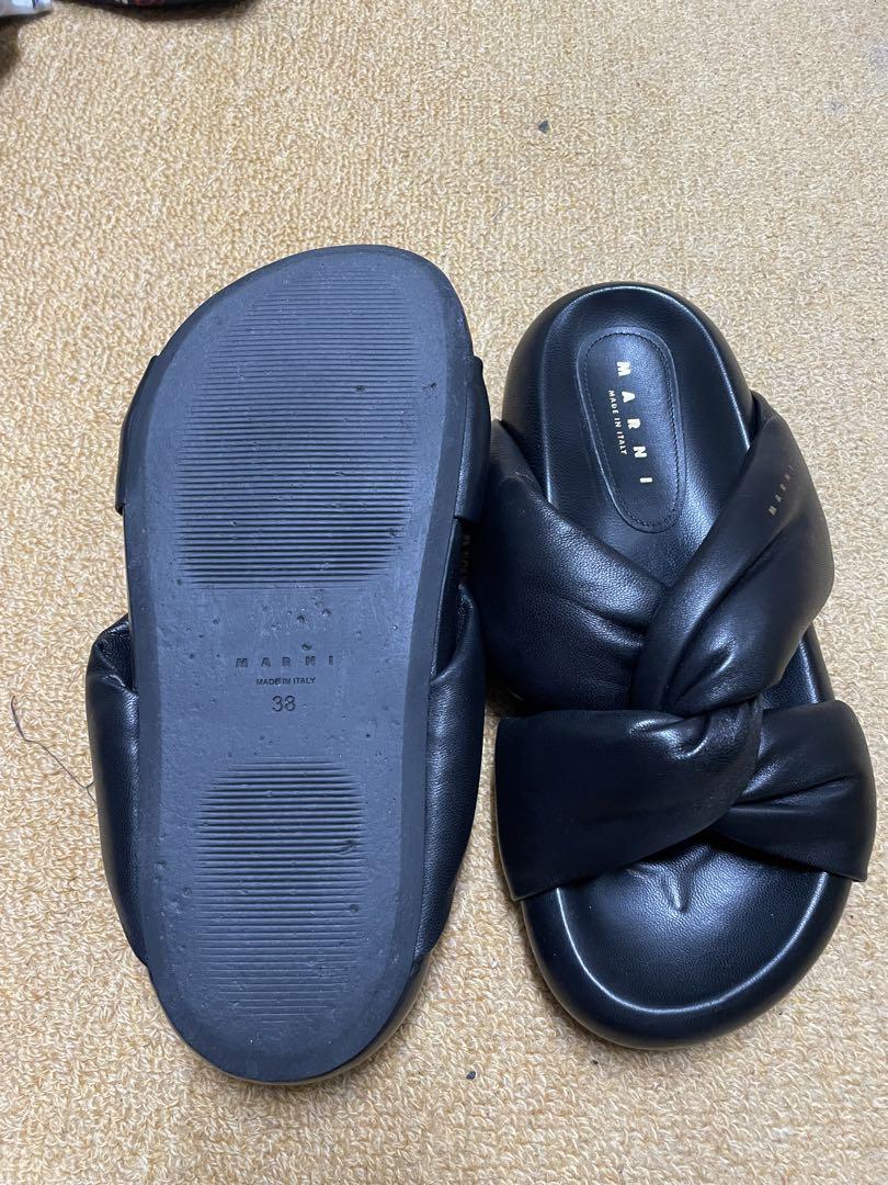 MARNI マルニ ツイスト レザー BUBBLE サンダル
