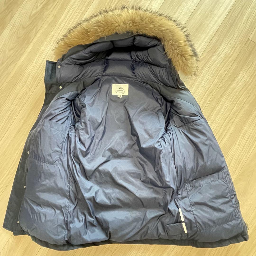 【美品】ピレネックス アヌシー M ネイビー ファー