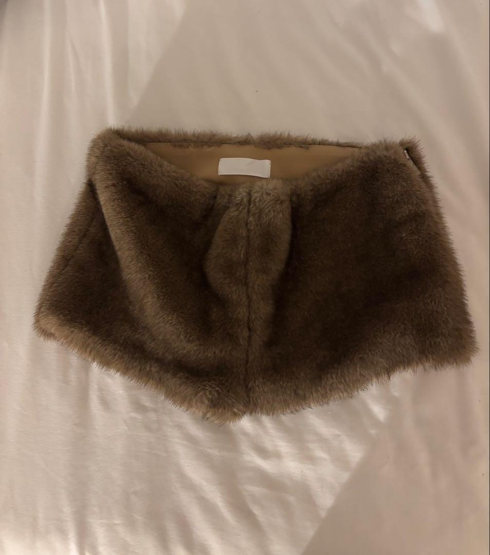 ブラウン ボアパンツ Auroraboutique M