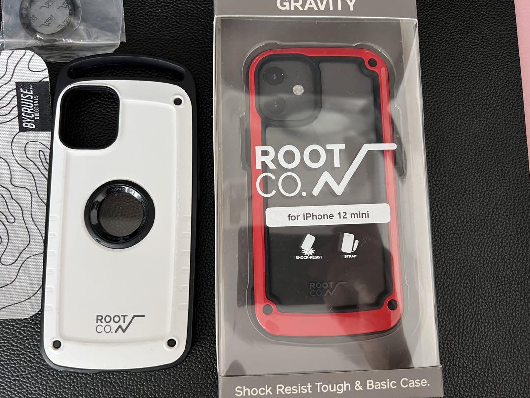 ROOT CO. ルートコー iPhone12mini用　ケースと背面シート