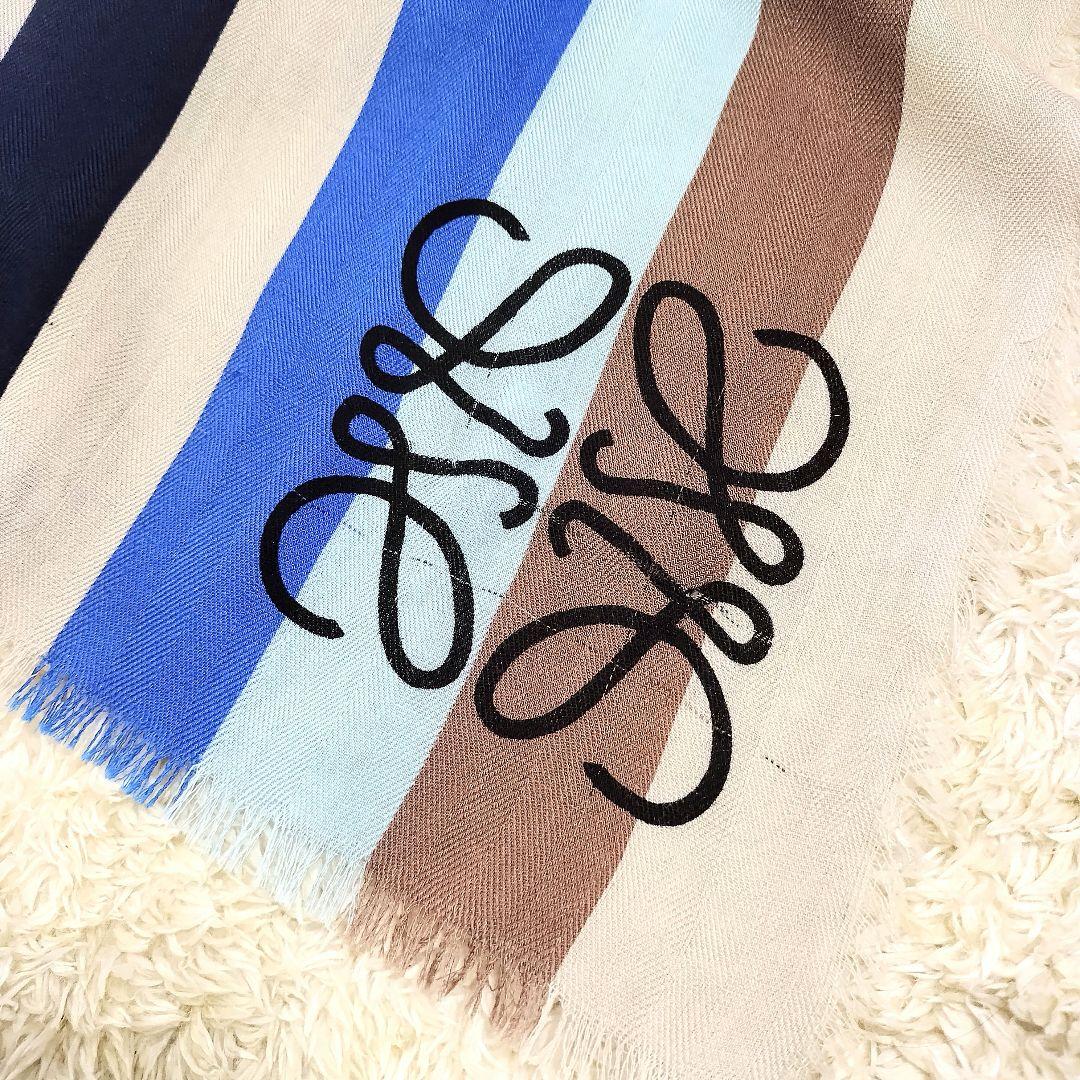 オープンセール 福袋 371 LOEWE ロエベ アナグラム ストール 大判 マルチカラー 小物
