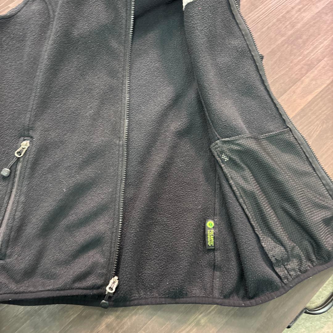 7TAS1 THE NORTH FACE フリースベスト　刺繍古着　used