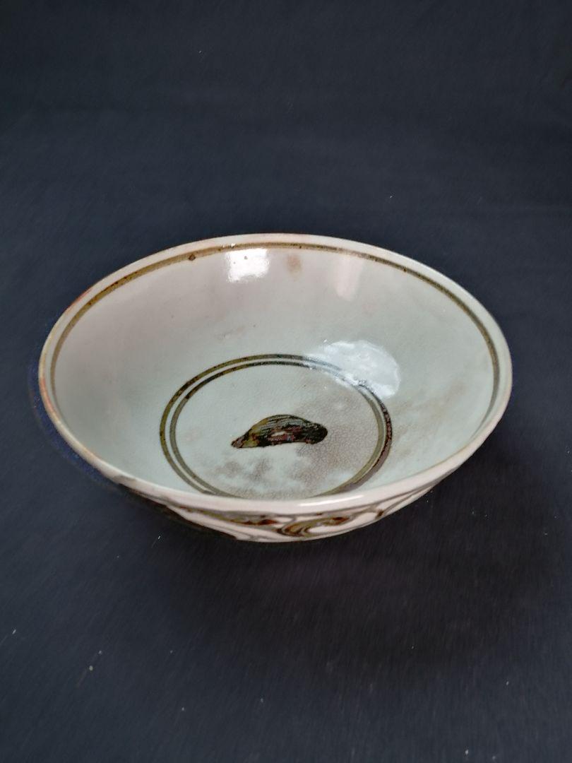 【茶道具】永楽保全造 絵高麗菓子器　菓子器156