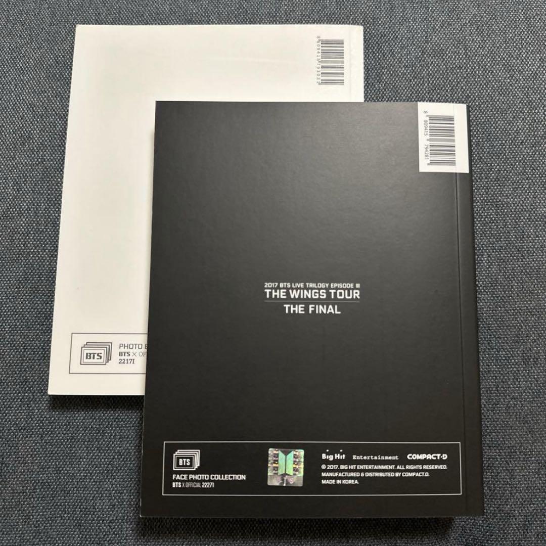 希少 公式 BTS WINGS TOUR フェイスフォト 抜けなし 2冊セット