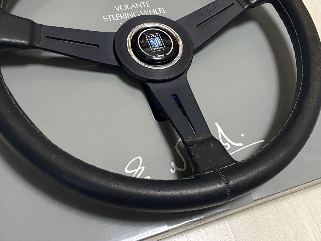 【NARDI】レザーステアリング　36Φ 【ナルディ】即決大歓迎